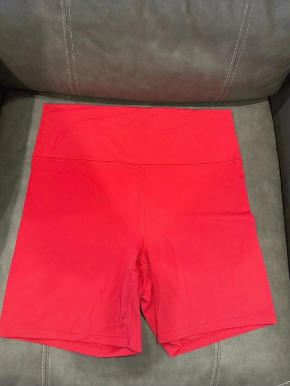 all in motion Bright Red High-Rise Biker Shorts